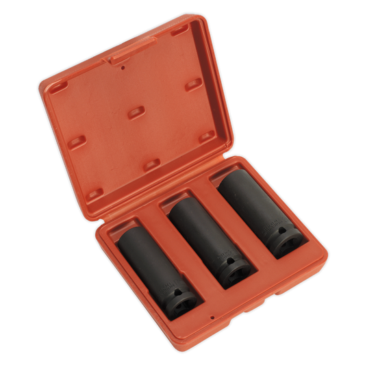 Deep Impact Socket Set 1/2"Sq Drive 3pc