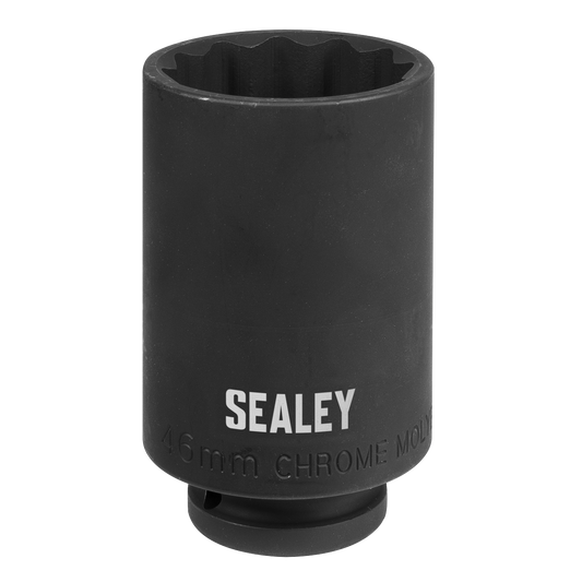 Impact Socket 1/2"Sq Drive 12-Point 46mm