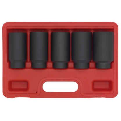 Impact Hub Nut Socket Set 1/2"Sq Drive 5pc