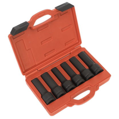 Impact & TRX-Star* Female Deep Socket Set 3/4"Sq Drive 12-Point 6pc