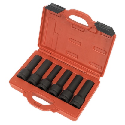Impact & TRX-Star* Female Deep Socket Set 3/4"Sq Drive 12-Point 6pc