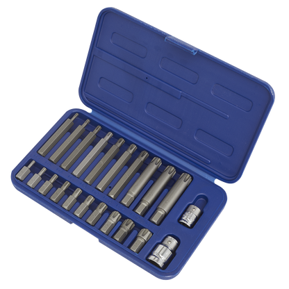 Premier Ribe Bit Set 3/8" & 1/2"Sq Drive 22pc