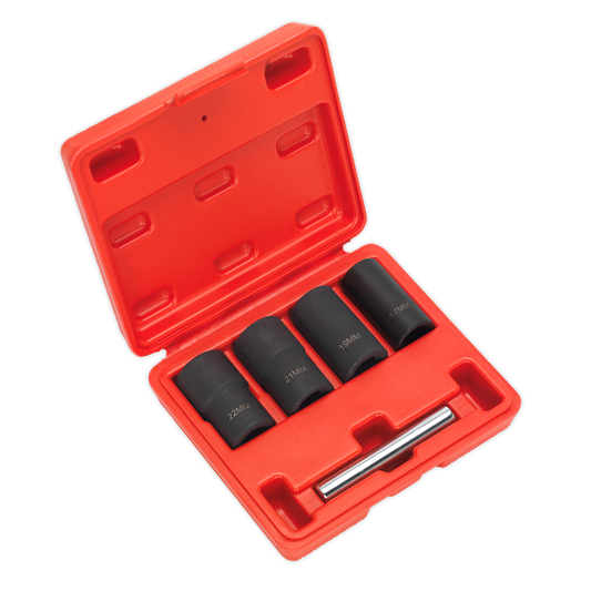 Locking Wheel Nut Removal Set 1/2"Sq Drive 5pc