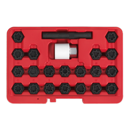 Locking Wheel Nut Key Set for Audi 22pc