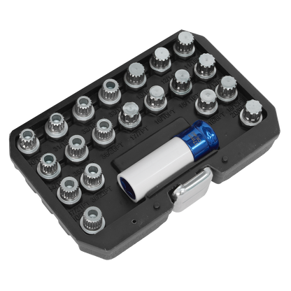 Locking Wheel Nut Key Set for BMW & Mini 21pc