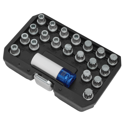 Locking Wheel Nut Key Set for BMW & Mini 21pc