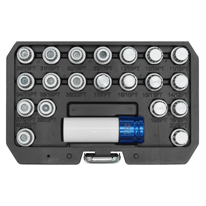 Locking Wheel Nut Key Set for BMW & Mini 21pc