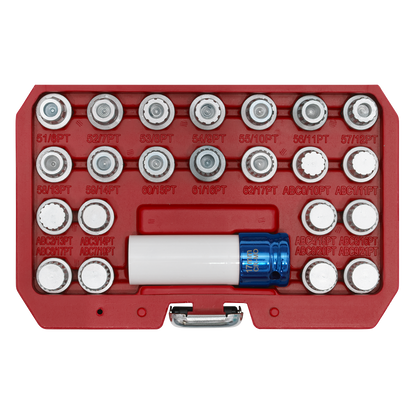 Locking Wheel Nut Key Set for VAG 23pc