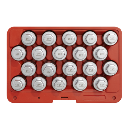 Locking Wheel Nut Key Set for Vauxhall-C 20pc