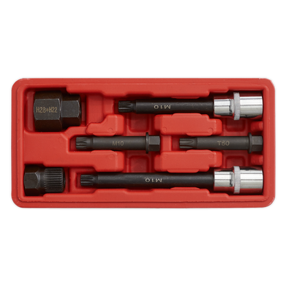 Alternator Freewheel Pulley Removal Set 6pc