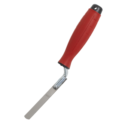Stainless Steel Edging Trowel with Rubber Handle 12mm