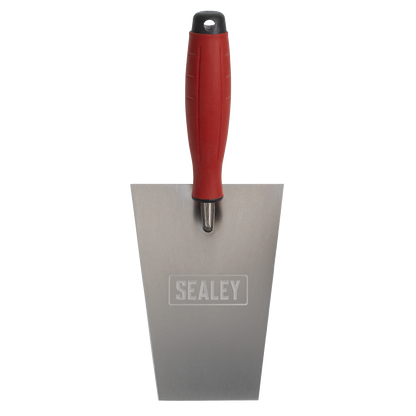 Stainless Steel Masonry Trowel with Rubber Handle 160mm