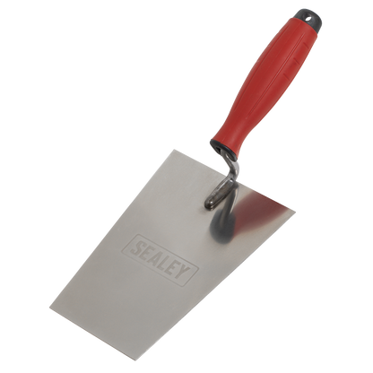 Stainless Steel Bucket Trowel with Rubber Handle 180mm