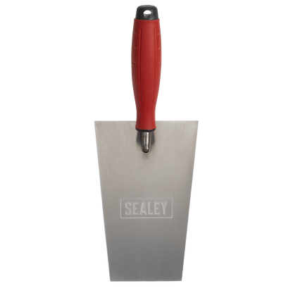 Stainless Steel Bucket Trowel with Rubber Handle 180mm