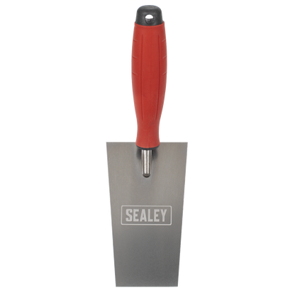 Stainless Steel Filler Trowel with Rubber Handle 140mm
