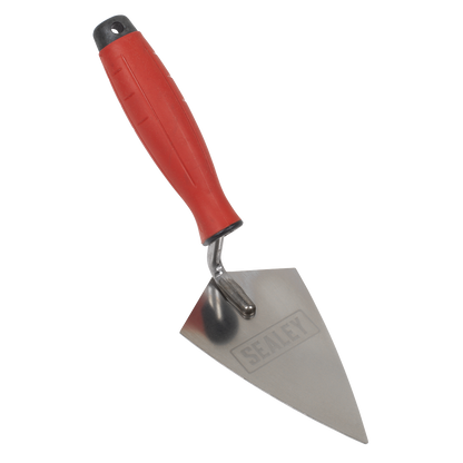Stainless Steel Sharp Pointing Trowel with Rubber Handle 140mm