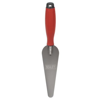 Stainless Steel Narrow Gauging Trowel with Rubber Handle 160mm