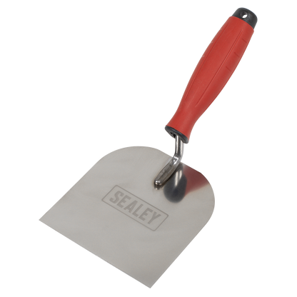 Stainless Steel Margin Trowel with Rubber Handle 120mm