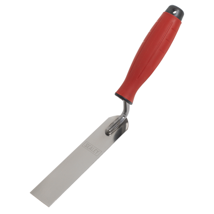 Stainless Steel Finishing Trowel with Rubber Handle 30 x 160mm
