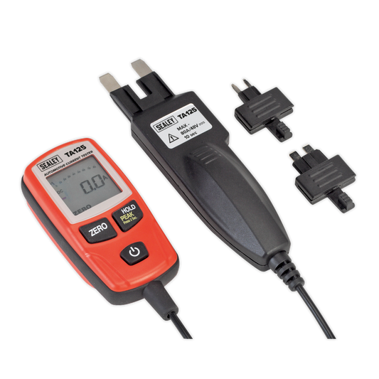Automotive Current Tester Mini, Standard & Maxi Blade Fuses 80A