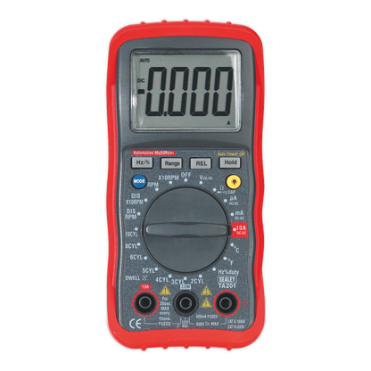 13-Function Digital Automotive Multimeter with Inductive Coupler