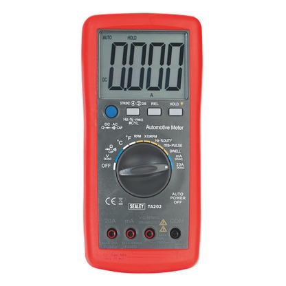 14-Function Digital Automotive Multimeter with Inductive Coupler