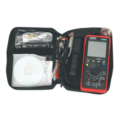 15-Function Digital Automotive Multimeter with Bar Graph/PC Link