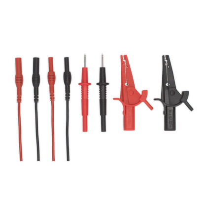 Automotive Test Lead & Crocodile Clip Set 6pc