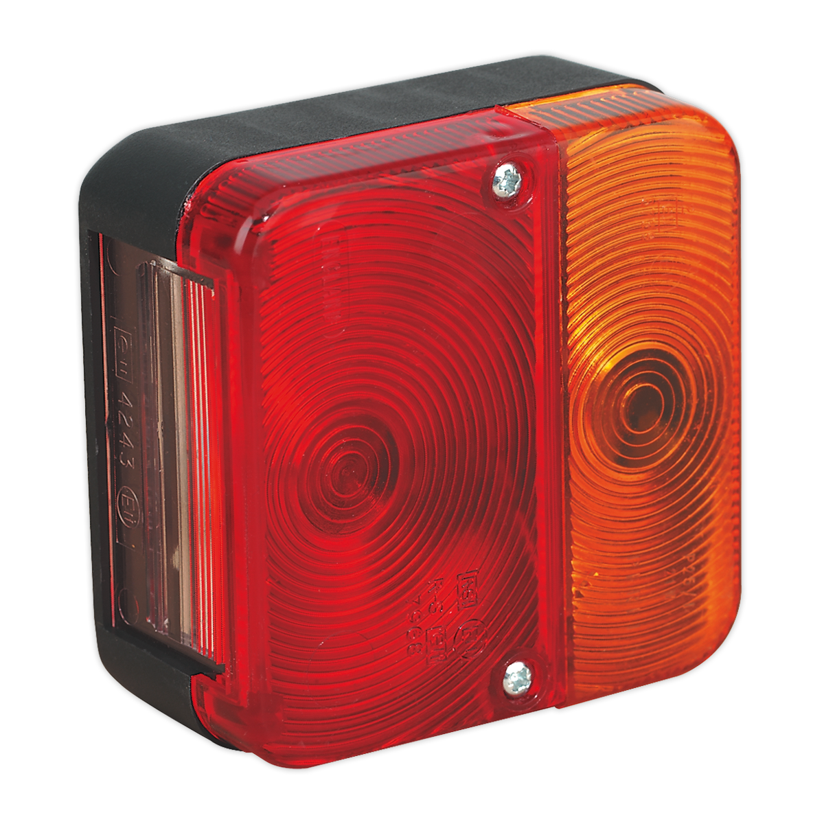 Rear Square Lamp Cluster with Bulbs 12V