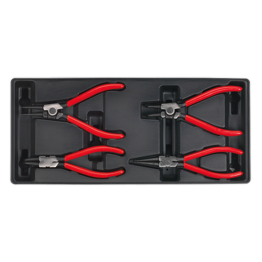 Premier Circlip Pliers Set with Tool Tray 4pc