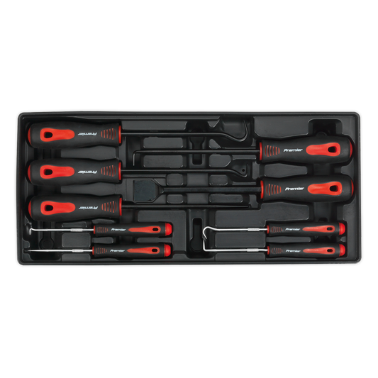 Premier Scraper & Hook Set with Tool Tray 9pc