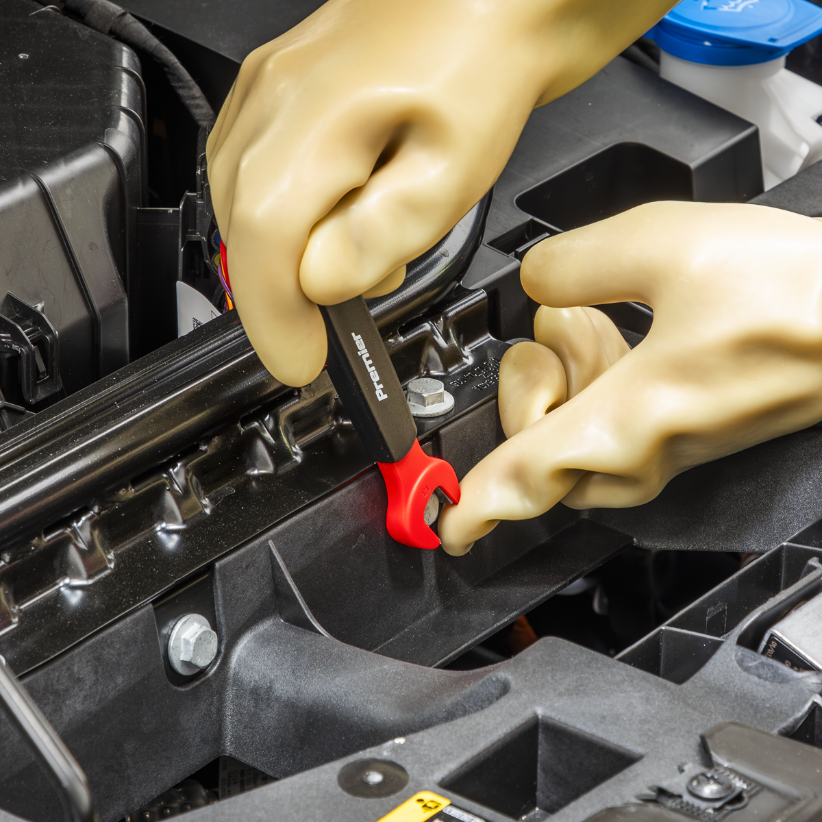 Premier Insulated Open-End Spanner Set with Tool Tray 7pc - VDE Approved