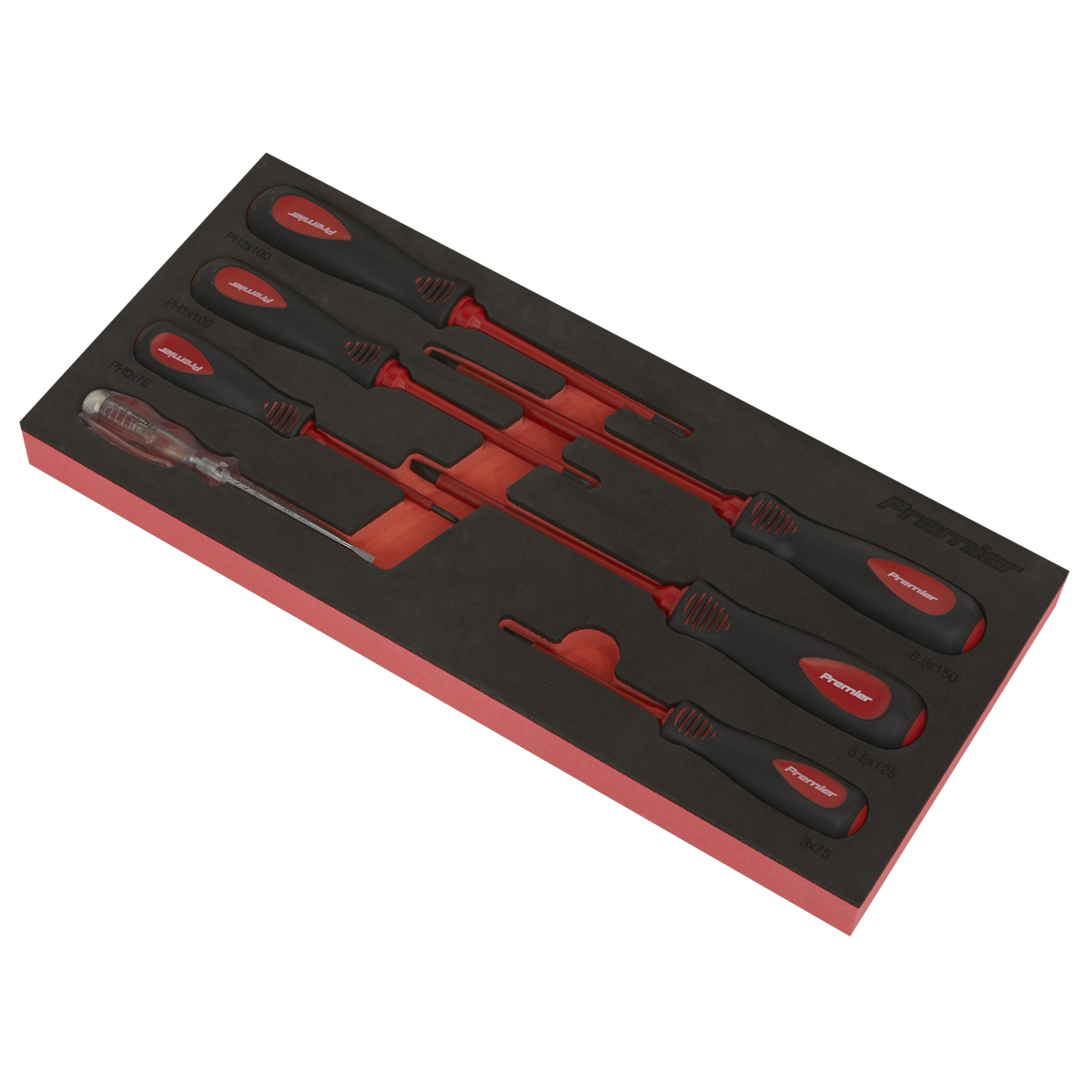 Premier Insulated Screwdriver Set 7pc - VDE Approved