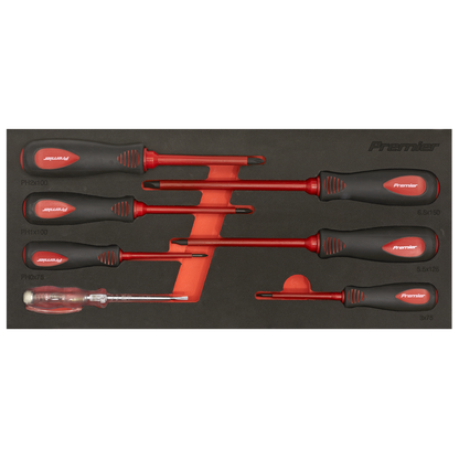 Premier Insulated Screwdriver Set 7pc - VDE Approved