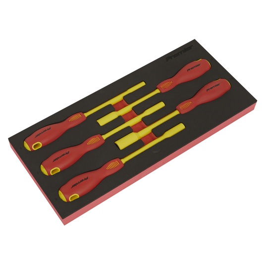 Premier Insulated Nut Driver Set with Tool Tray 5pc - VDE Approved