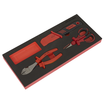 Premier Insulated Cutting Set with Tool Tray 3pc - VDE Approved