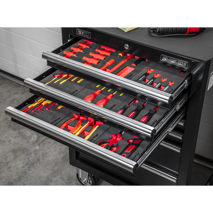 Insulated Tool Kit with 7 Drawer Rollcab 63pc