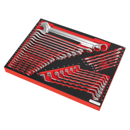 Premier Platinum Spanner Set with Tool Tray 35pc