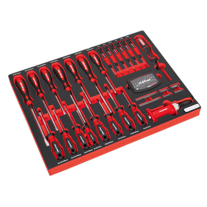 Superline PRO® Tool Chest Combination 23 Drawer with 446pc Tool Kit - Black