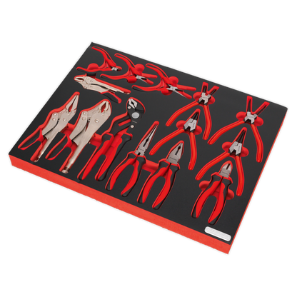 Premier Platinum Pliers Set with Tool Tray 14pc