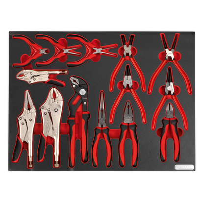 Premier Platinum Pliers Set with Tool Tray 14pc