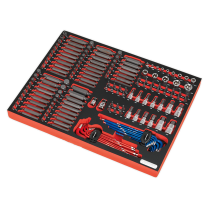 Superline PRO® Tool Chest Combination 23 Drawer with 446pc Tool Kit - Black