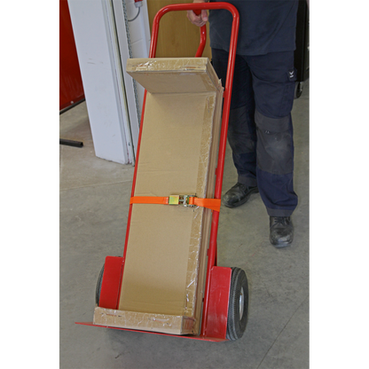 Self-Securing Ratchet Straps 25mm x 4.5m 500kg Breaking Strength - Pair