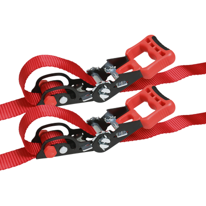 Slide Ratchet Strap Polyester Webbing with S-Hooks 32mm x 3m 1200kg Breaking Strength