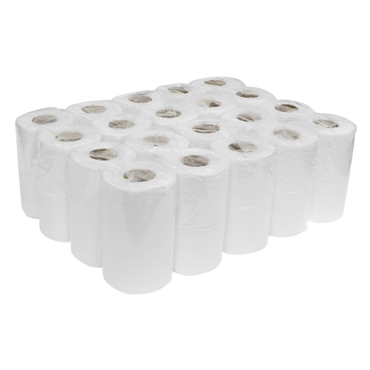 Plain White Toilet Roll - Pack of 4 x 10 (40 Rolls)