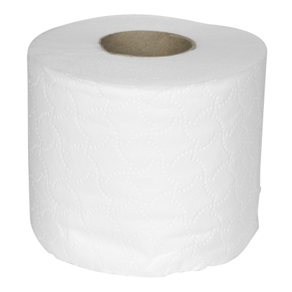 Plain White Toilet Roll - Pack of 4 x 10 (40 Rolls)