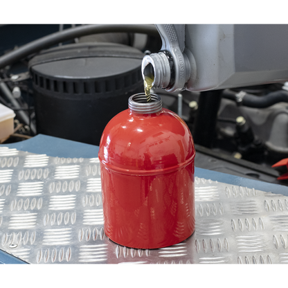 Metal Oil Can with Flexible Spout 1000ml