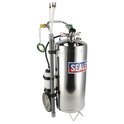 Air Operated Stainless Steel Fuel Drainer 40L