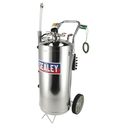 Air Operated Stainless Steel Fuel Drainer 40L