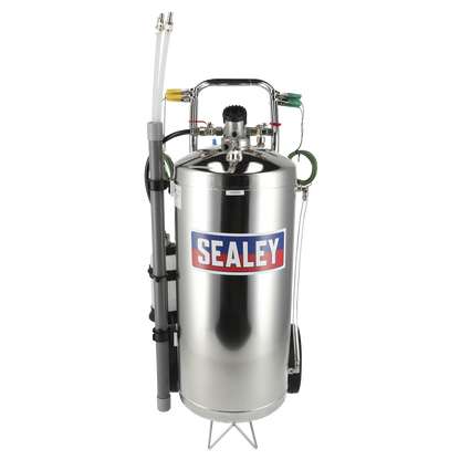 Air Operated Stainless Steel Fuel Drainer 40L